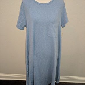 Blue lularoe Carly dress